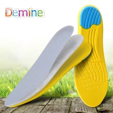 Demine ПУ пена амортизация спортивная обувь колодки мягкий бархат Дезодорант пот-абсорбент профессиональные стельки для ухода за ногами для мужчин и женщин