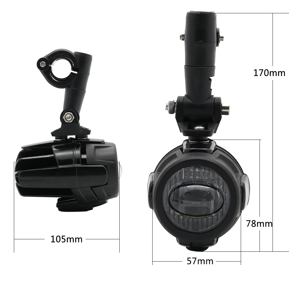  1 Set Universal For BMW R1200GS/ADV/F800GS Motorcycle LED Auxiliary Fog Light 40W Driving Headlight - 32911723924