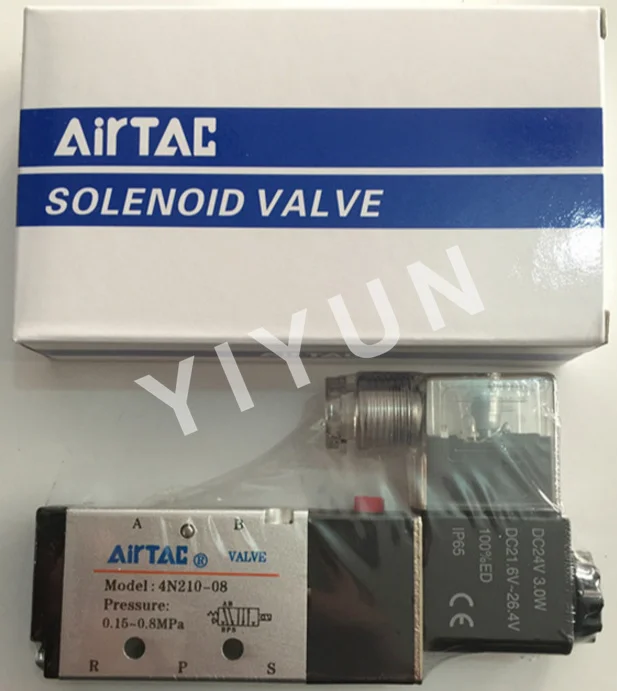 4N110-06 4N210-08 4N310-10 пневматические компоненты AIRTAC электромагнитный клапан один год гарантии