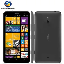 Nokia Lumia 1320 разблокированные сотовые телефоны Двухъядерный 6," сенсорный экран 5MP камера 8 Гб rom 1 Гб ram отремонтированный