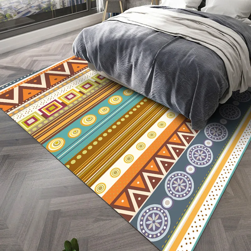 Creative Coloured Rug Kids Room Play Mat Carpet Flannel Parlor Area Rugs Large Size Home Carpets for Living Room Decor Tapetes