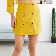 Faldas mujer moda Новейшая модная Женская Сексуальная Повседневная Кнопка вечерние Высокая талия и бедра длинная юбка Браво сексуальная юбка короткая тонкая