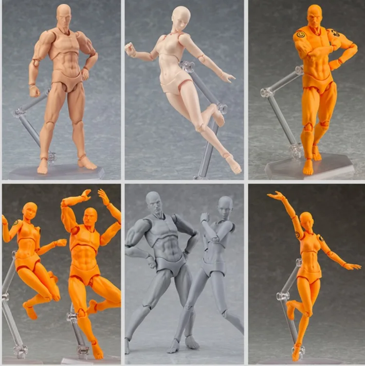 Figma Аниме архетип He She Kun Chan кукла с подвижным телом экшн фигурка коллекционные