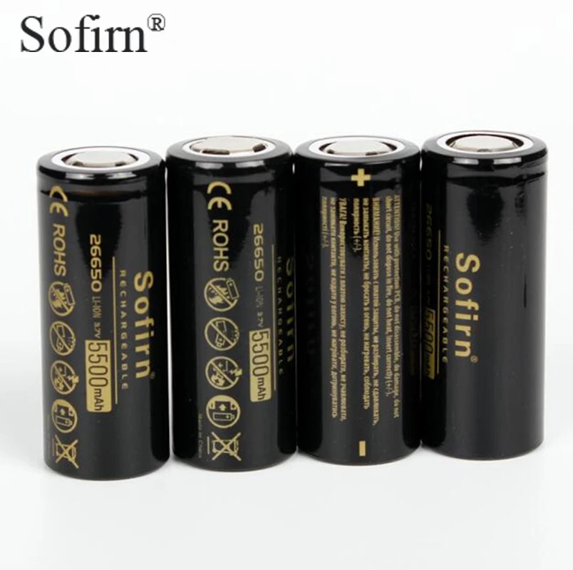 Buy Sofirn Rechargeable 26650 5000mah lithium battery