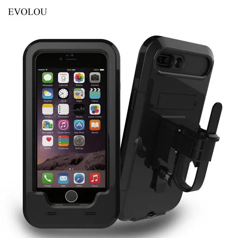 Waterproof Bike Phone Holder Motorcycle Telephone Support Stand for Iphone XS 7 8 Plus 5S SE Shockproof Cases for SE 2020 Holder