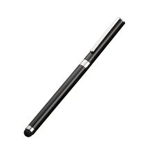 Металлическая ручка для воды стилус Деловой Подарок емкостная ручка для сенсорного экрана заправка: черный