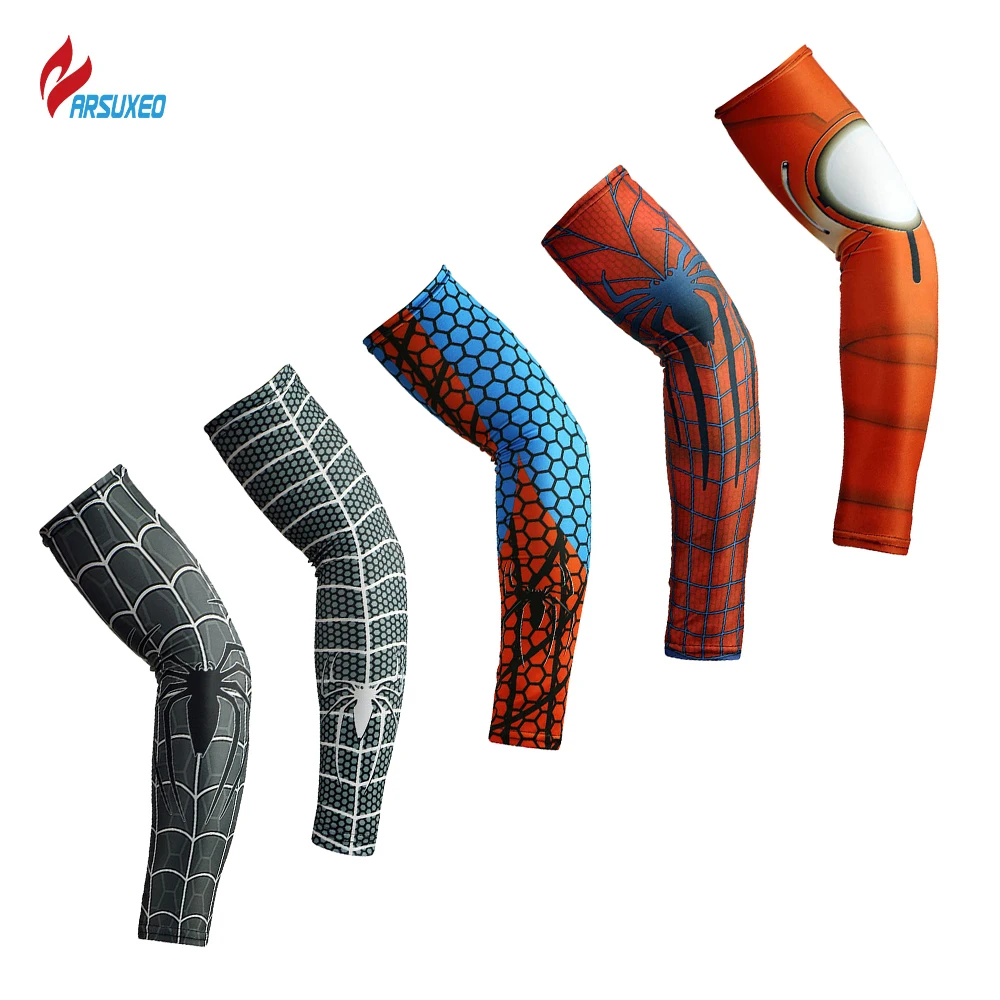 ARSUXEO Arm Sleeves Camping Cycling Sports Reflective Armwarmer MTB