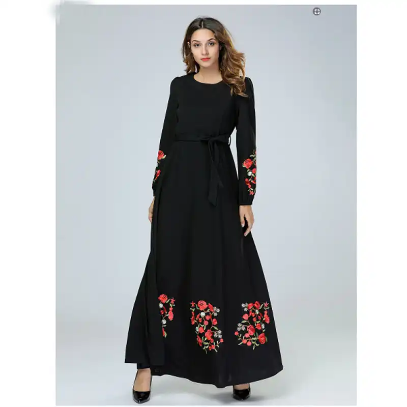 black anarkali frock