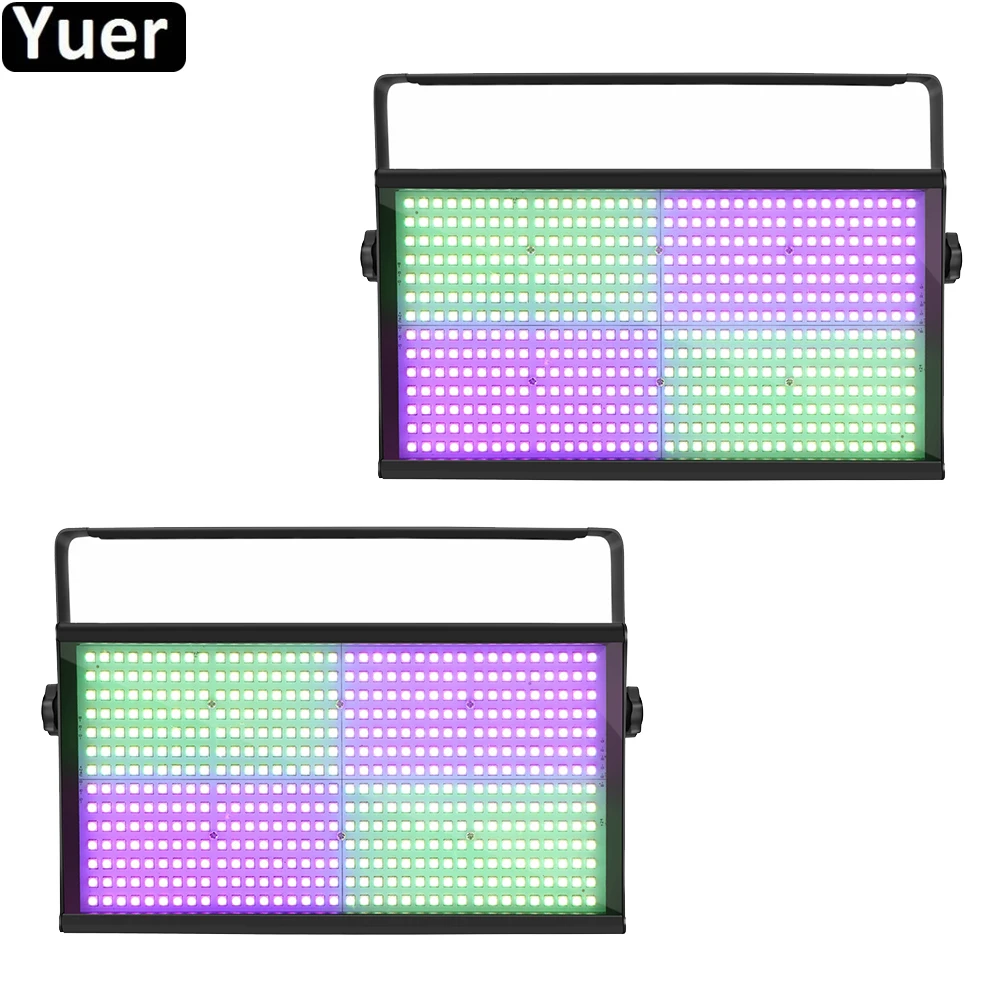 

2Pcs/Lot 504pcs LED RGB 3IN1 Strobe Light 5050 SMD Stage Strobe Lights DMX512 DJ Disco Wedding Party Club Flashing Effect Light