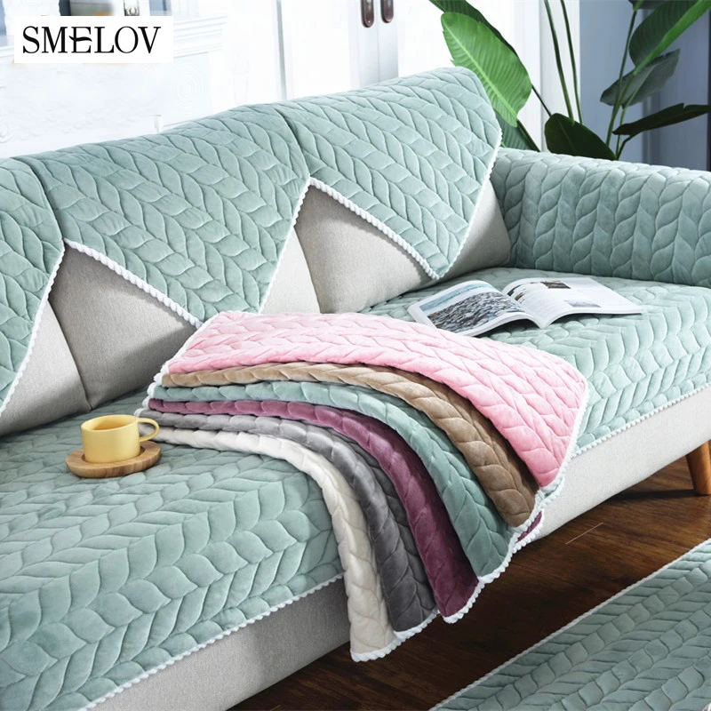 

luxury sofa cover for Living Room Anti-dirty Non-slip Sofa protector Slipcover decorative Sofa Couch Cover Corner Towel Mat 1Pc