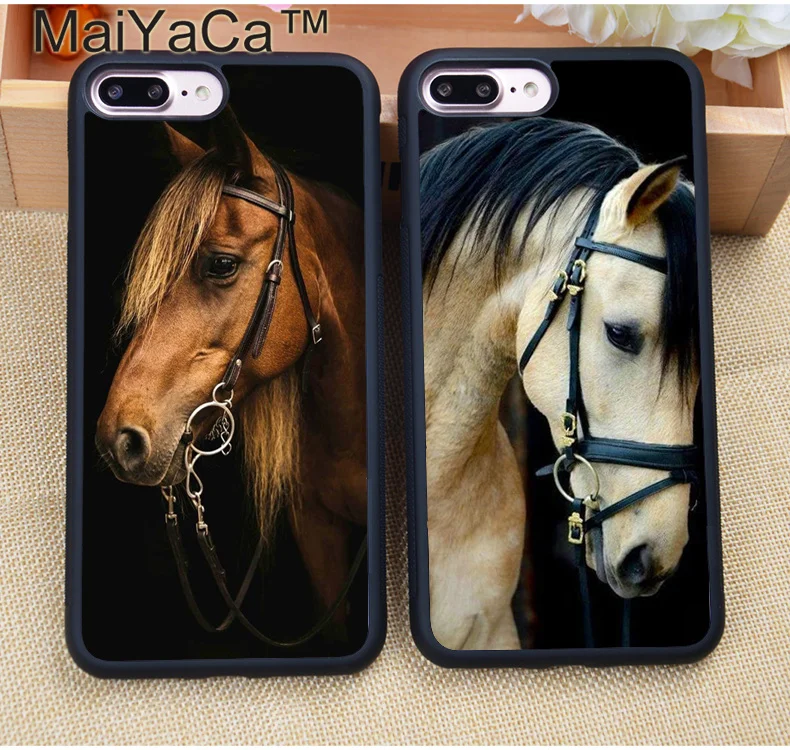 MaiYaCa Handsome Horse Animal Phone Case For iPhone 8 7
