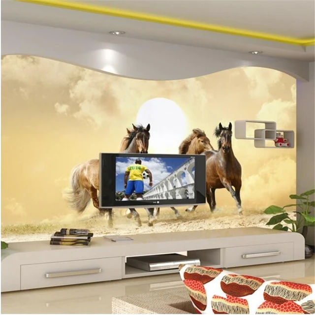 welche fototapete fur schlafzimmer, beibehang galoppierendes pferd hotel schlafzimmer fototapete für, Design ideen