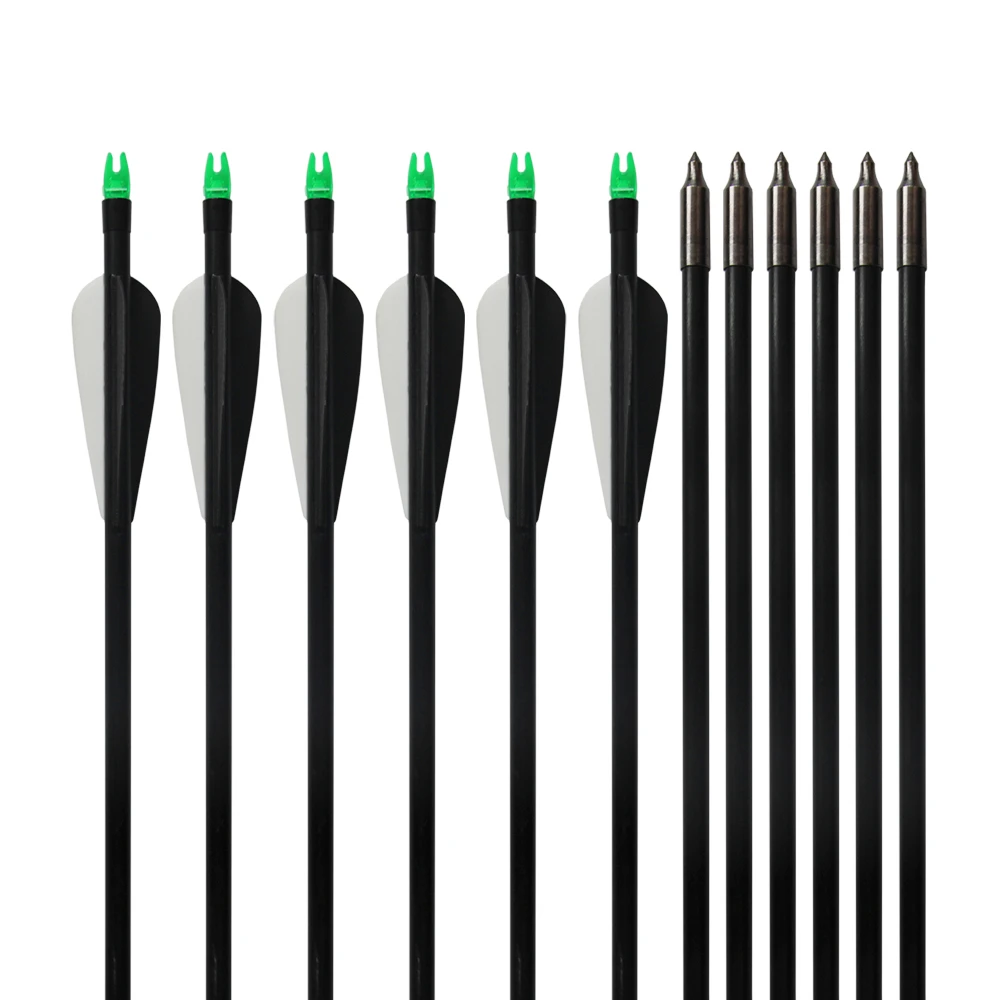 Buy 12PK 33" Hunting Fiberglass Arrows Hunter Nocks