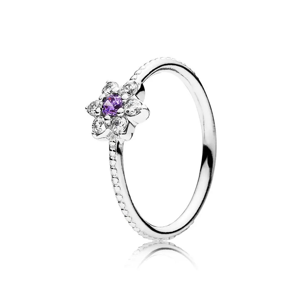 925 пробы Серебряное кольцо амулеты 9 стиль Diy Кристальное кольцо для женщин ювелирные изделия - Цвет основного камня: LR008