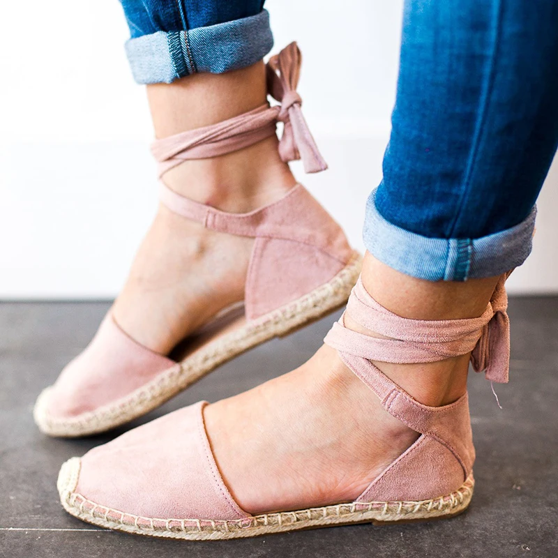 

Women Sandals Summer Casual Sandals Rome Gladiator Style Fashion Women Knee High Cover Heel Lace Up Ribbons Beach Sandals