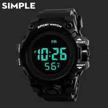 Мужские Цифровые Часы светодиодный, повседневные спортивные часы для активного отдыха, электронные часы для пешего туризма, хронограф, модные часы relogio masculino
