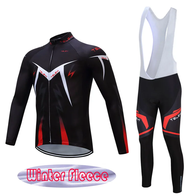 2017 New Winter cycling clothing winter thermal cycling jersey long