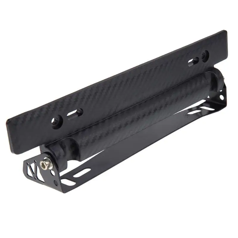 

Universal Adjustable Car License Plate Frame Bracket Holder Carbon Fiber Auto Mount Front Bumper Vehicle License Plate Brackets