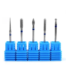 Алмазное сверло для ногтей, шаровая фреза для электротехнического маникюра, шлифовальный станок для полировки, роторный заусенец, аксессуар, инструменты для очистки кутикулы