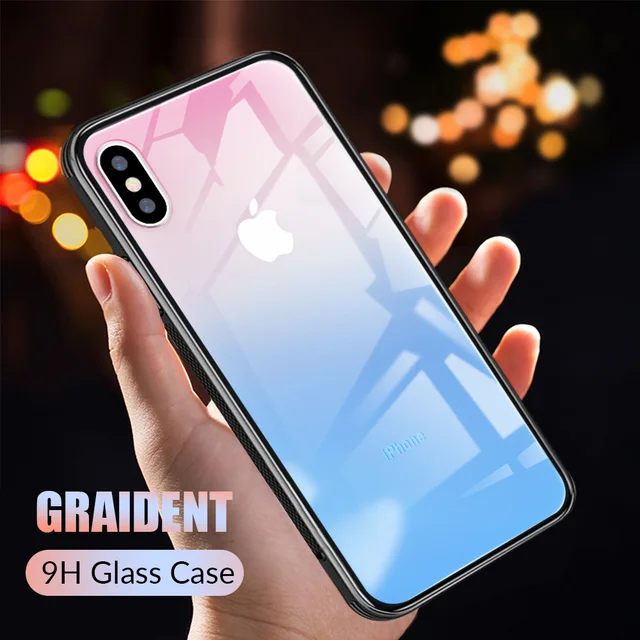 iphone xr gradient glass case iphone xr gradient glass case
