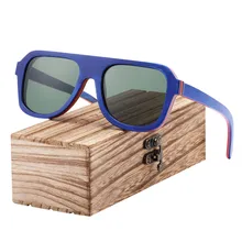 Jual murah asli kayu kacamata hitam bambu lelaki wanita 