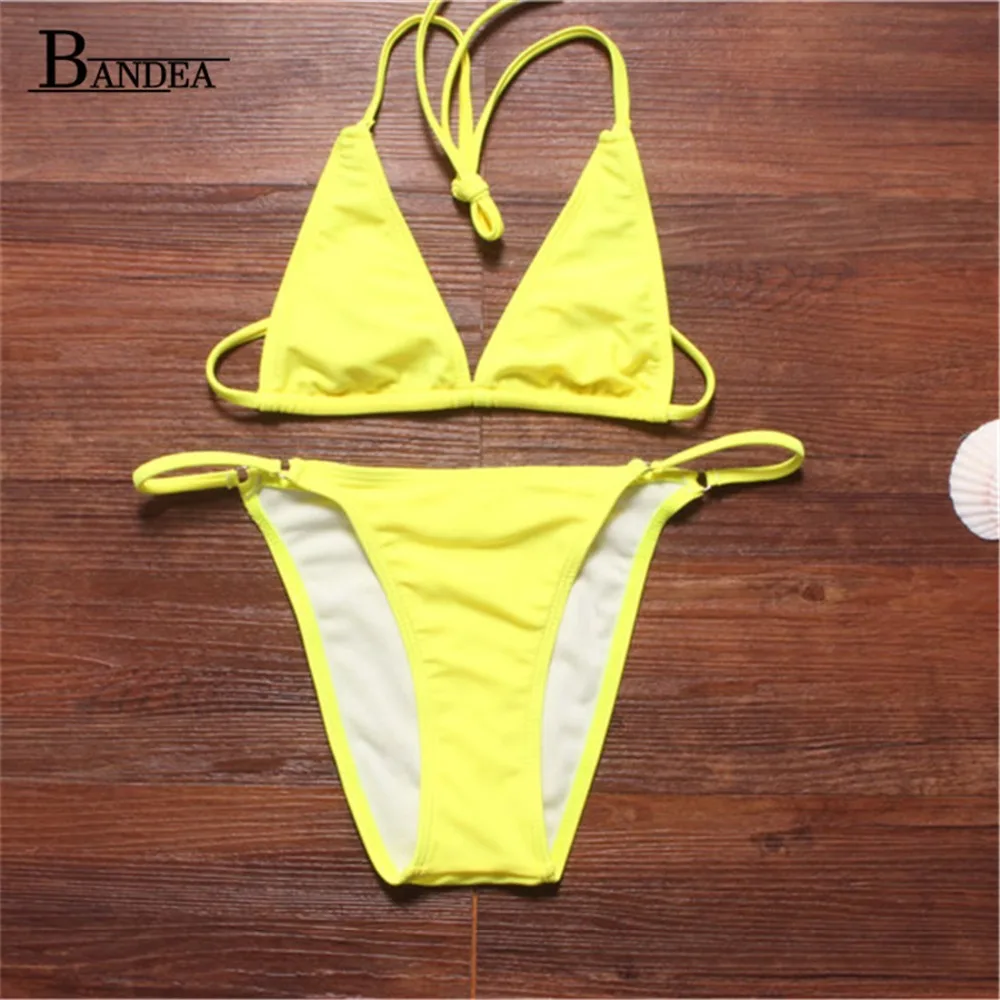 Mini Micro Bikini Set Bathing Suits Tanga Women Sexy Tiny Bikini 