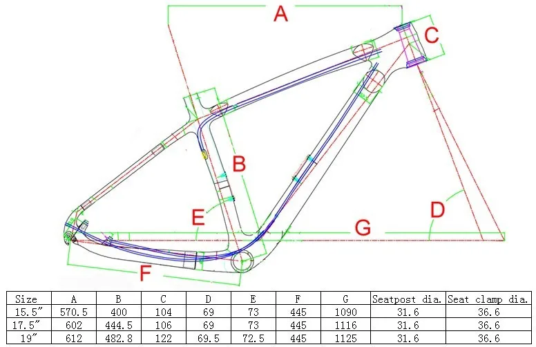 Top 29er UD Carbon Matt / Glossy Mountain Bike Frame Fork BSA / BB30 - 15.5" , 17.5" , 19" Mtb Frame + FORK 15MM Thru Axle 0