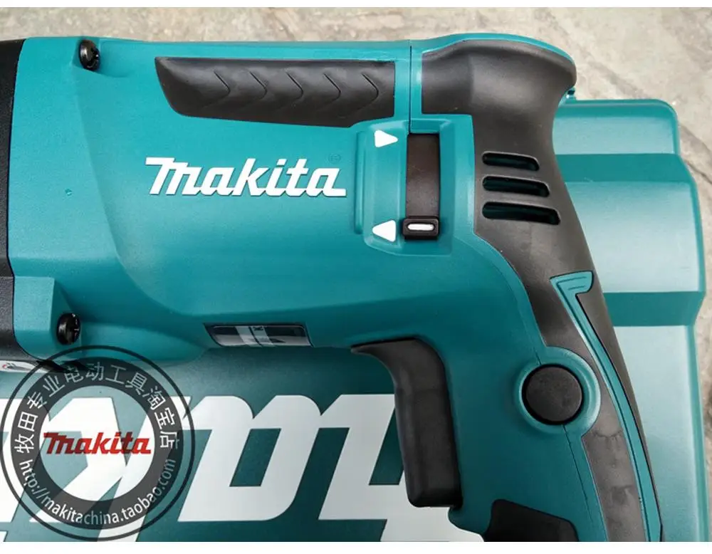 Перфоратор Makita HR2611F светильник AVT чрезвычайно низкая вибрация встроенный рабочий светильник Три функции 800 Вт 4, 600ipm 1200 об/мин