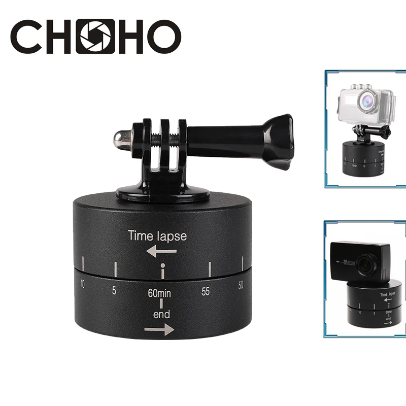 

360 TL Time lapse Stabilizer 360 Degree Auto Rotation Camera DSLR For GoPro 7 6 5 4 Xiaomi YI 4K SJCAM Camera Accessories