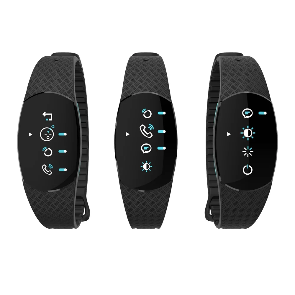 696 SH09U Bluetooth Smart Браслет крови Давление монитор сердечного ритма браслет