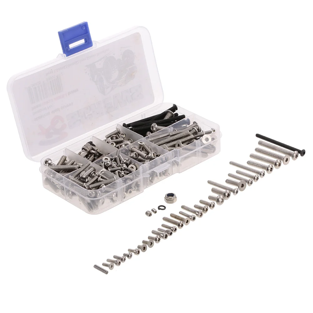 RC Car Screws Stainless Steel Screws Kit for Traxxas TRX 4 110 RC Car