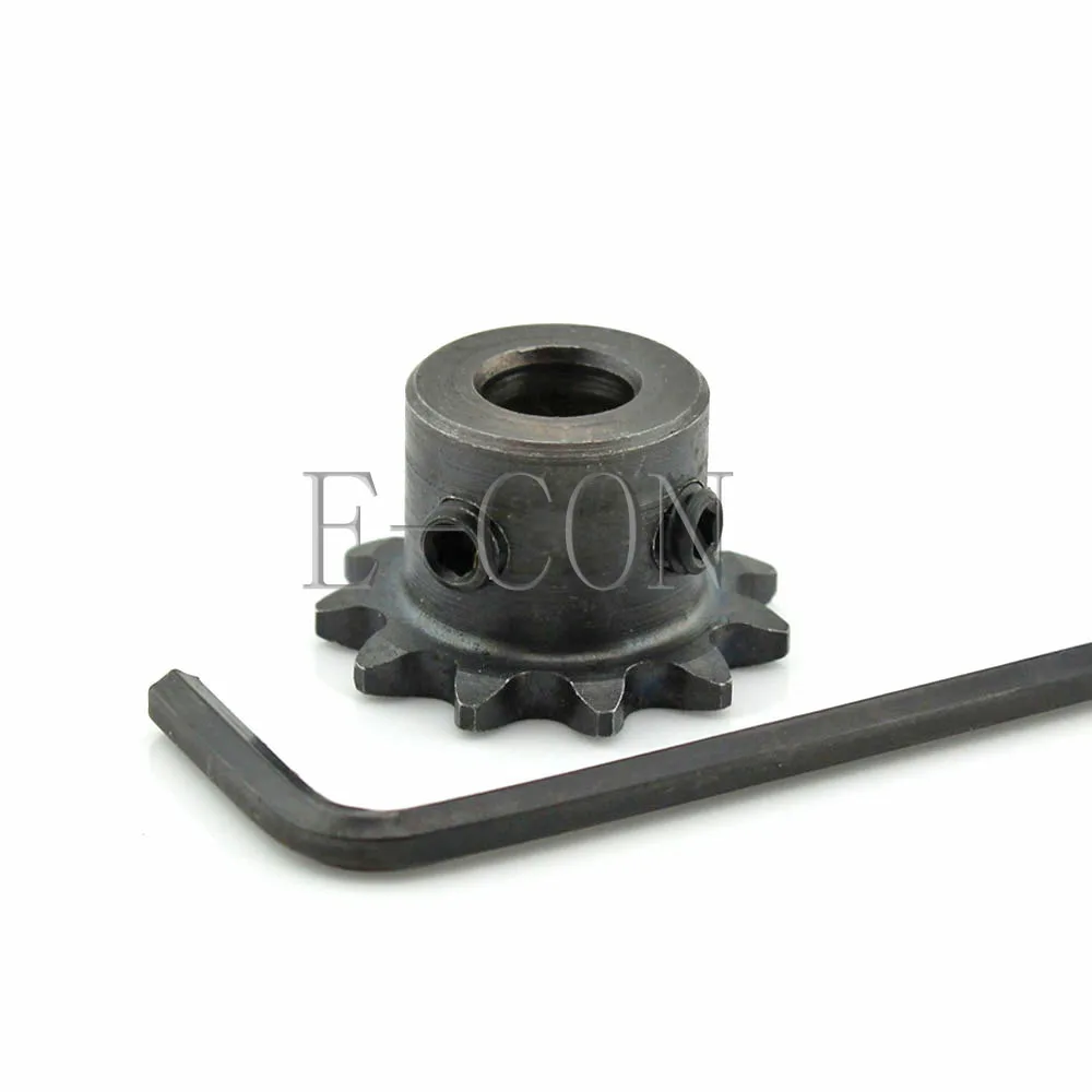 

1pcs 11T 8mm Bore 04C11T Metal Pilot Motor Gear Roller Chain Drive Sprocket