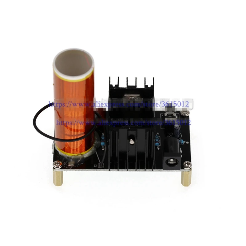 

NEW science Electronic Mini DC 15-24V Music For Tesla Coil DIY Kits Plasma Horn Speaker Wireless Transmission Arc Music Player