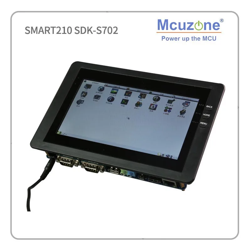 

SMART210/TINY210V2SDK-S702 S5PV210 Cortex-A8 Board with 7" 800480 TFT LCD Capacitive touch 512M DDR 512M/ 1GB NAND