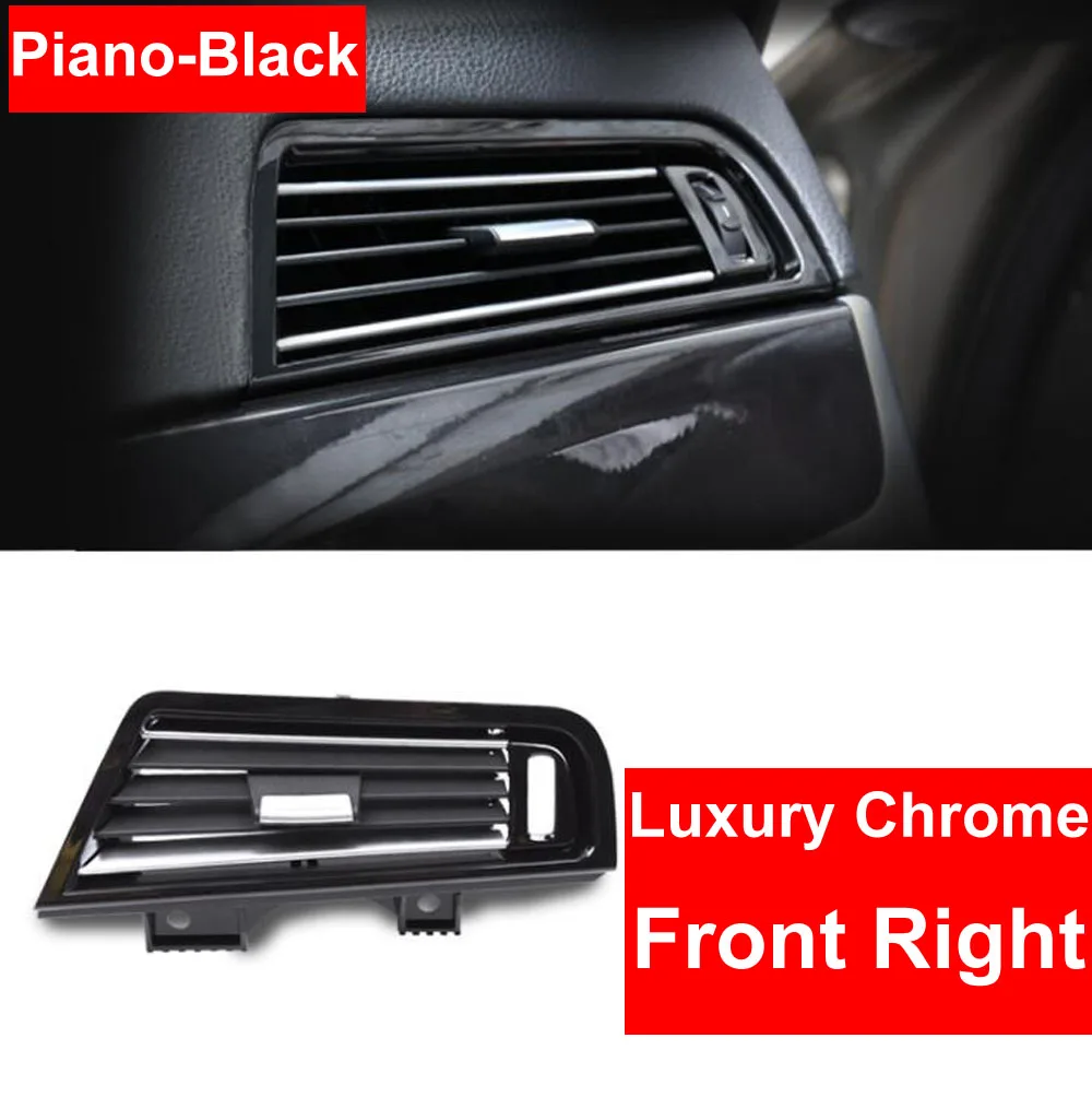 

LHD Left Hand Drive Piano-Black Front Right Wind Air Conditioning Vent Grill Outlet Panel Chrome Plate For BMW 5 Series F10 F18