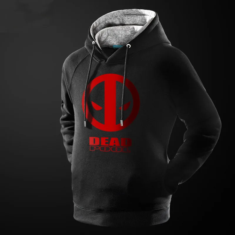 thick black hoodie