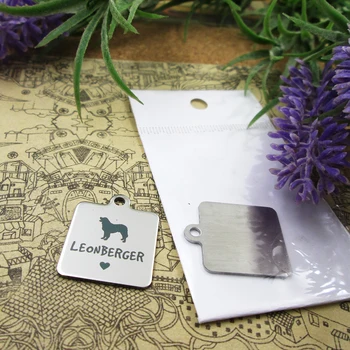 

20pcs--"Leonberger"dog lover stainless steel charms more style for choosing DIY Charms pendants for necklace