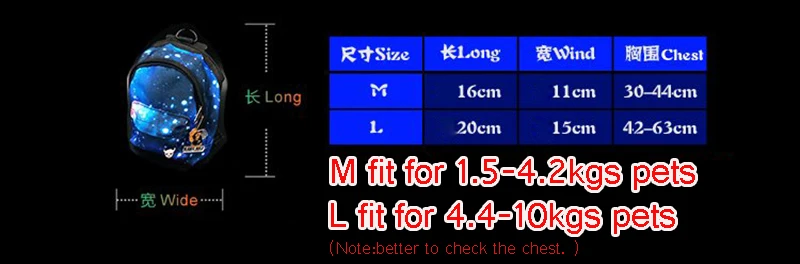 Персонализировать два цвета звездное небо Печать переноски для закусок питомца кота рюкзак для собаки Школьная Сумка Собаки Рюкзак с поводком