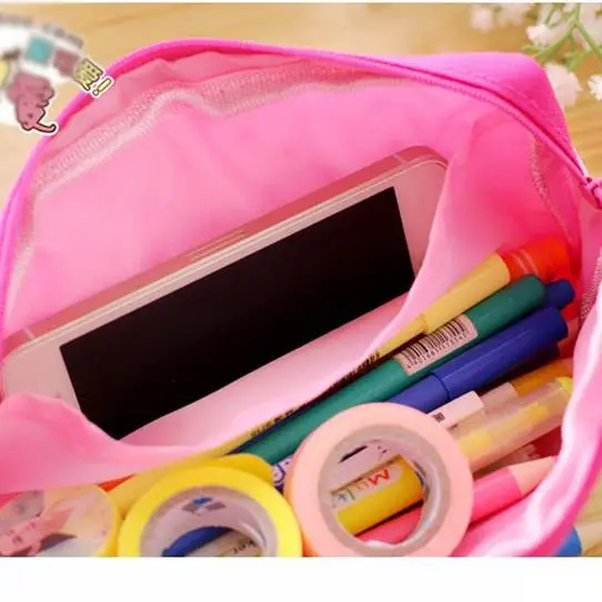 Каваи из мультфильма Hello Kitty холщовая женская косметичка для девочек детей милый