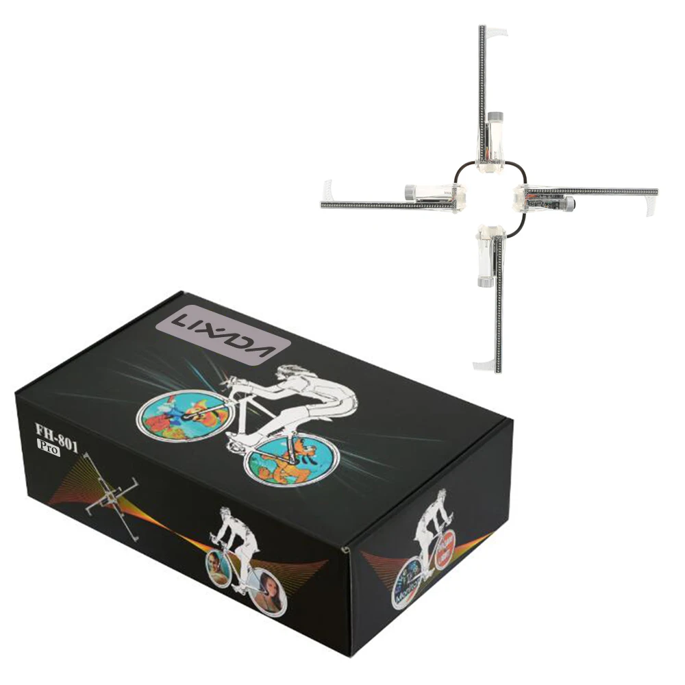 Best Lixada 416pcs LEDs Bicycle Light High Resolution Brightness Smart Bike Spoke Wheel Light Monitor Recharge RGB Wheel Hub Display 0 Best Lixada 416pcs LEDs Bicycle Light High Resolution Brightness Smart Bike Spoke Wheel Light Monitor Recharge RGB Wheel Hub Display 0