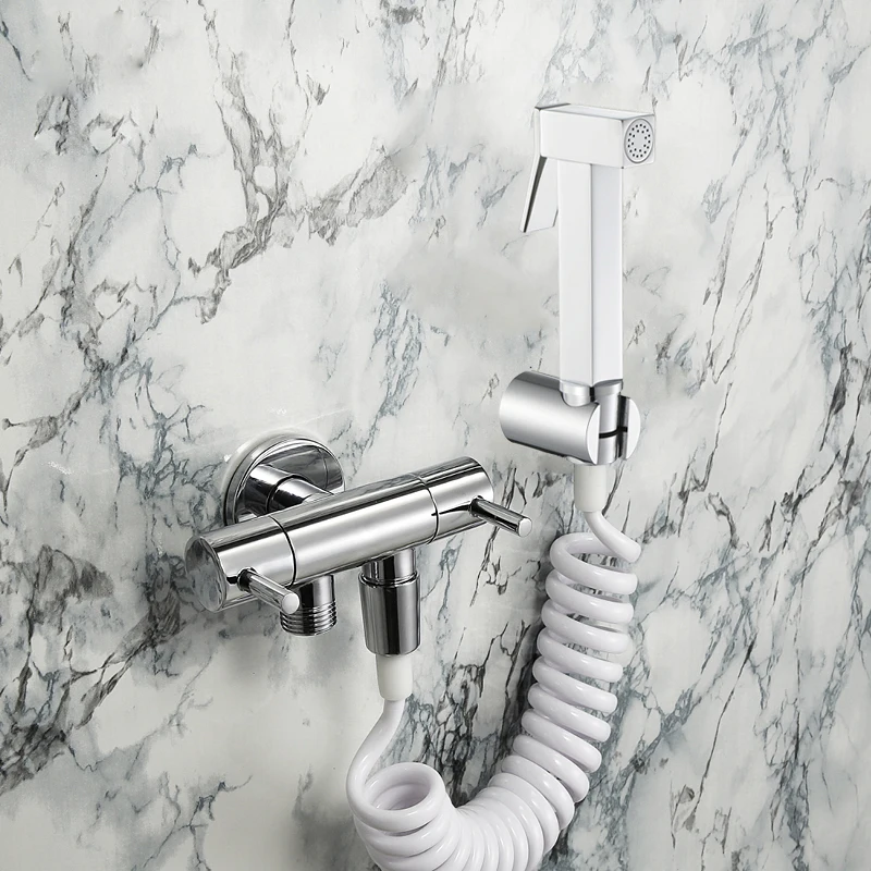 Toilet Bidet Shower Hand Sprayer Shower Bidets Bathroom Chrome Plated Brass Bath Accessories With 1.5m Shower Hose Telescopic Toilet Bidet Shower Hand Sprayer Shower Bidets Bathroom Chrome Plated Brass Bath Accessories With 1.5m Shower Hose Telescopic