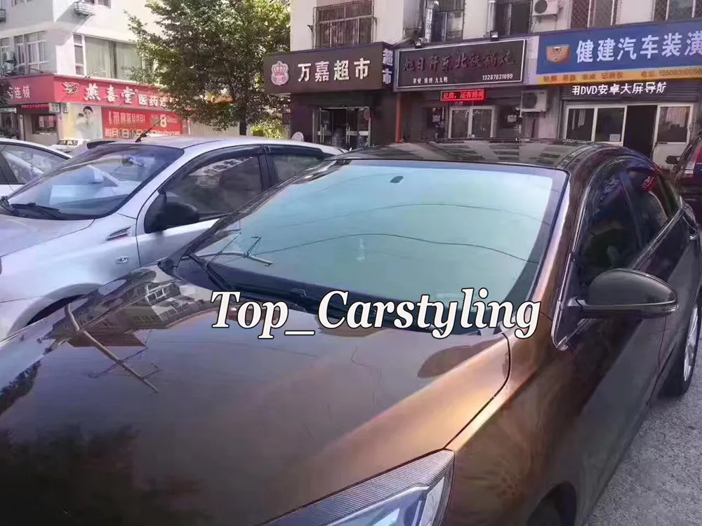 light green solar window tint film with air free (4)