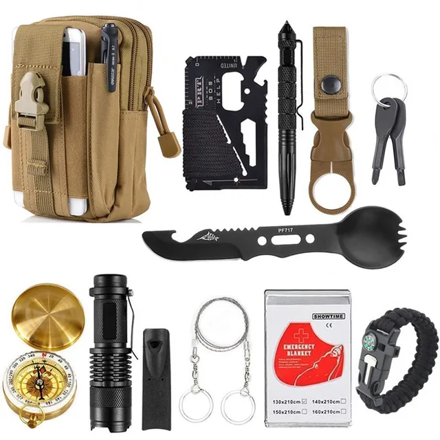 Details about / 4Pcs Stainless Steel Fishhook Card Outdoor Camping Hiking Survival Tool Portable