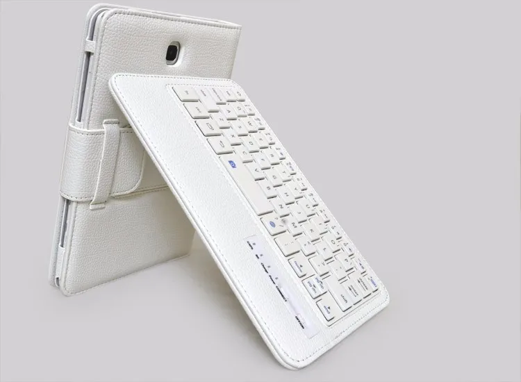 Съемный Беспроводной Bluetooth клавиатура чехол для Samsung Galaxy Tab S2 8,0 T710 T715 портфель чехол-книжка из искусственной кожи чехол Funda