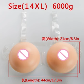 

6000g Strap-On Silicon Breast Form Full Boobs False Boobs Enhanc circular CD transvestites transsexuals Silicone Breast