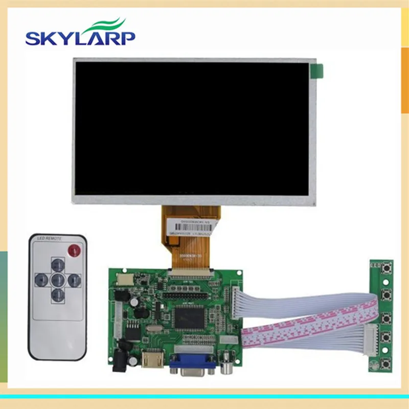 skylarpu 7 inch for Raspberry Pi With HDMI VGA AV LCD Screen Display Monitor For Pcduino