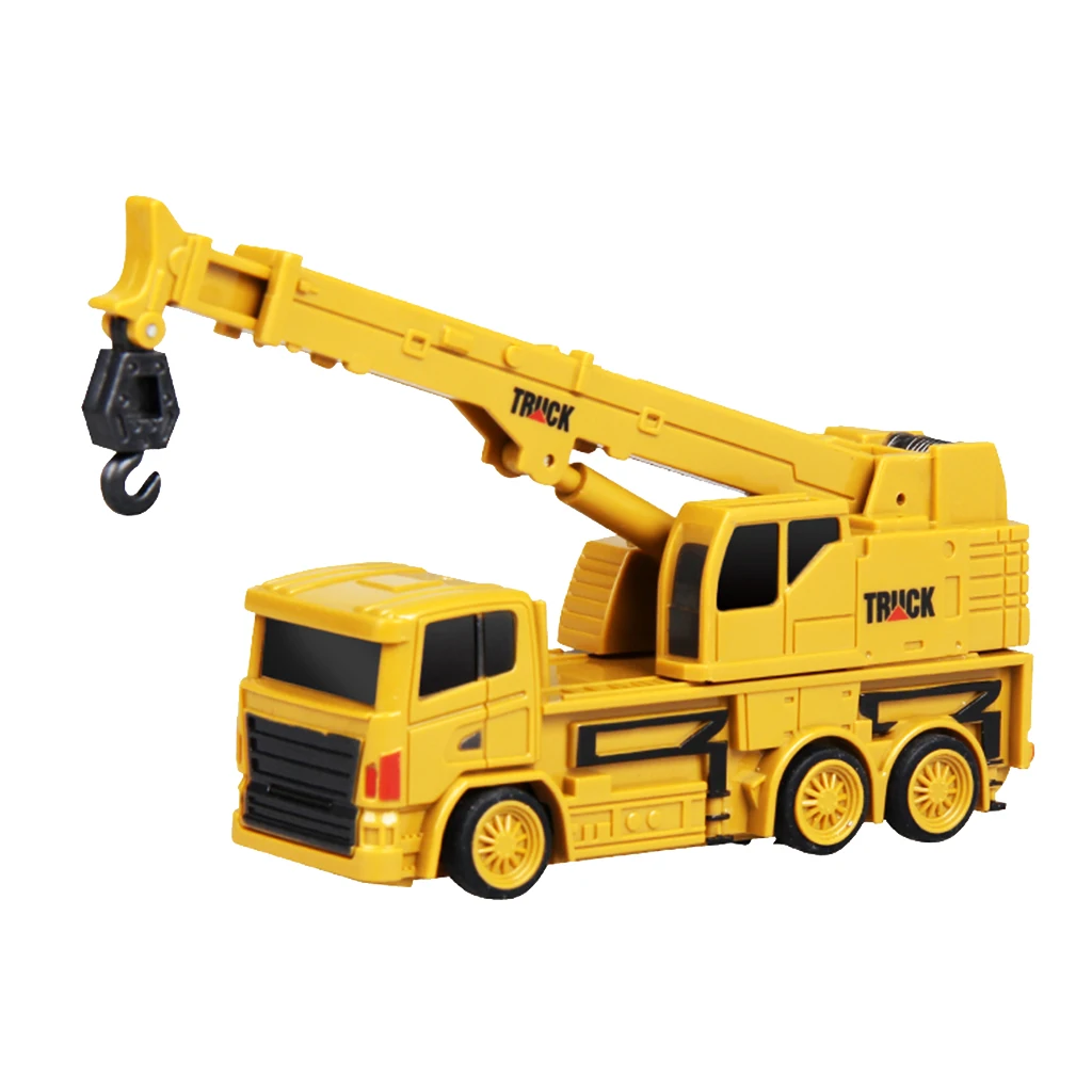 

1/64 Radio Remote Control RC Crane Lift Truck Engineering Car w Transmitter RTR