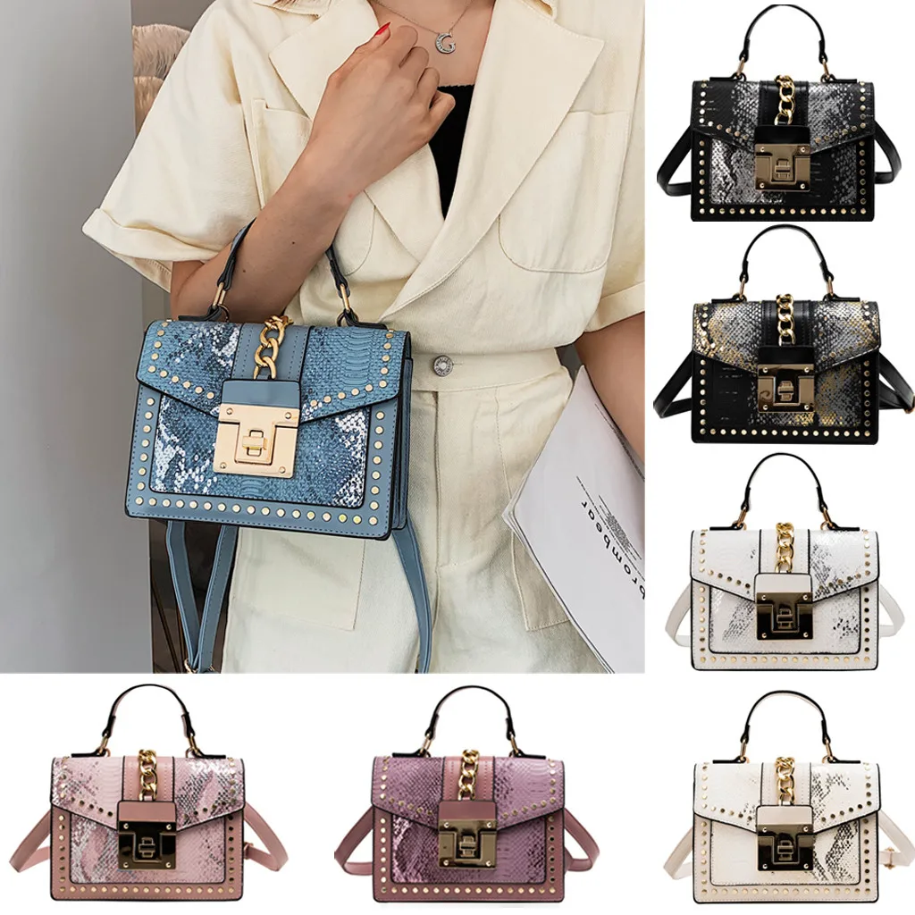 

Luxury Handbags Bags For Women 2019 Fashion Retro Serpentine Crossbody Bag Shoulder Messenger Bag Handle Bags bolsa feminina