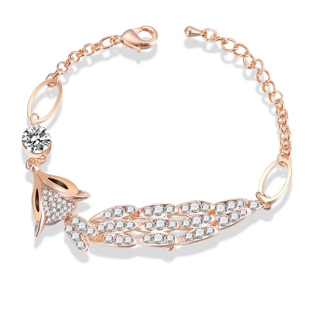 

European and American Jewelry personalities charming fox Bracelet - Charm cluster manufacturers directly approved W508-86
