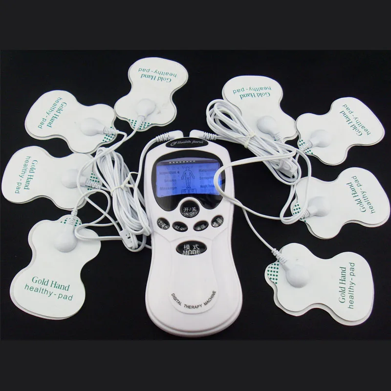Body Healthy Care Digital Meridian Tens Therapy Massager Machine Relax Muscle Pain Relief Acupuncture Therapy